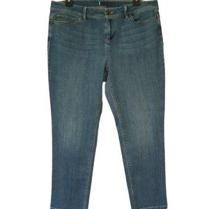 J. Jill Jeans  sz 10  Authentic Fit  Slim Ankle Jeans  Cotton blend Stretch  GUC